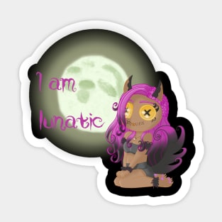 Werewolf Girl Sticker